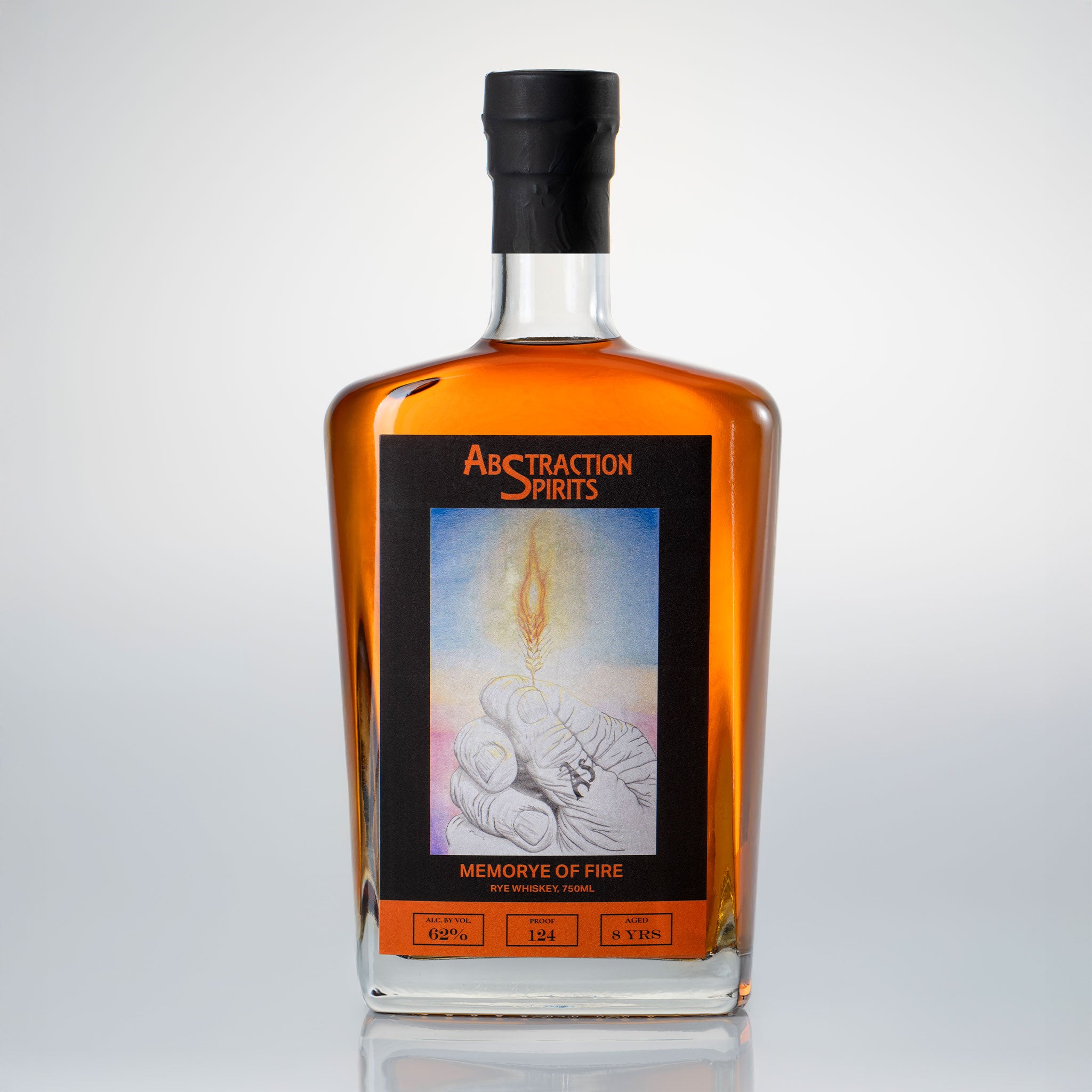 Abstraction Spirits Memorye of Fire 8-Year Rye Whiskey 124 Proof